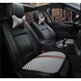thumbnail image 2 of Juego de tres piezas de cojines para coche, de lino, bonitos, sin ataduras, para las cuatro estaciones, universales, para asientos, modernos, 2 of 5