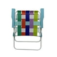 thumbnail image 4 of Mainstays Folding Beach Web Fabric Chair, Multicolor, 4 of 7