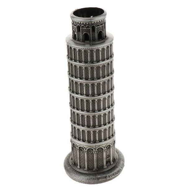Torre colección de estatuillas estatua modelo decoración de bricolaje Zulema Figura Torre inclinada de Pisa