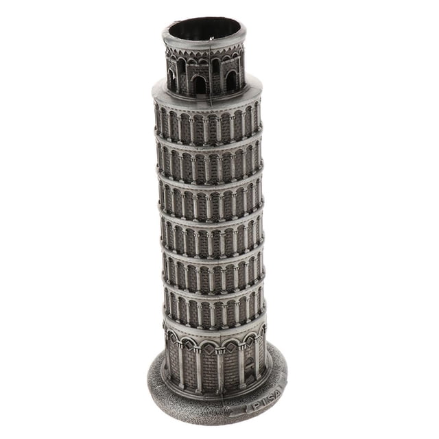 Figura de referencia arquitectónica famosa del modelo de Pisa Plata s