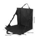 thumbnail image 4 of Black Folding Cushion Beach Chair Portable Lightweight Stadium Cushion Outdoor Camping Equipment, 4 of 5