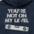 thumbnail image 2 of Instant Message - Get On My Level - Men's Pullover Hooded Fleece Sweatshirt, 2 of 5