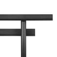 thumbnail image 5 of Christopher Knight Home 59.2" Elegant Console Table with Geometric Silhouette, MDF Wood Frame, Black, 5 of 10
