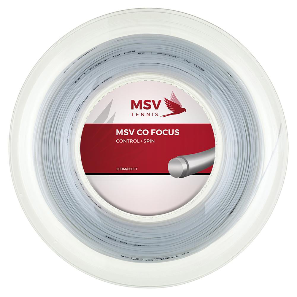 MSV Focus Hepta-Twist 16L 1.25mm Tennis Strings 200M Reel 