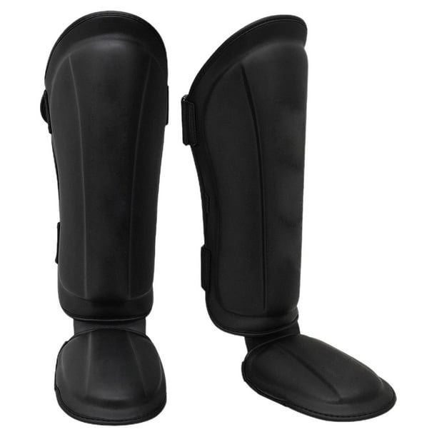 Espinilleras Muay Thai Strade Fareast Limited Protección Del Empeine de La Pierna Negro S 37cmx17cm