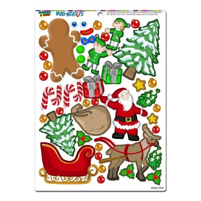 Graphics and More 'Christmas Mash-Up' Holiday Santa Reindeer Elves ...