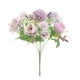 thumbnail image 1 of Flor de peonía artificial oficina en casa ramo floral decoración fiesta tela de seda peonía falsa, azul claro tholdsy HA6619-05B, 1 of 6