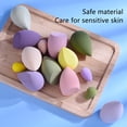thumbnail image 3 of 6/7pcs Makeup Sponges Egg Blender Cosmetics Powder Puff Foundation Blush Mini Puffs Make Up Sponge Beauty Tools Accessories purple 02, 3 of 6
