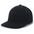 thumbnail image 2 of Pacific Headwear Wool Combo Umpire Flexfit Cap 855U Black L/Xl, 2 of 2