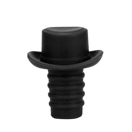 

hoksml 1 Pcs Hat Silicone Vacuum Bottle Stoper Liquor Outlet Wine Stop Bottle Festival Clearance Gifts