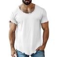thumbnail image 4 of Men’s Sleeveless Tank Top Breathable Round Neck Cotton Casual Summer Undershirt, 4 of 4