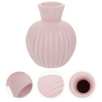 MLINS  Ceramic Vase Indoor Pretty for Flowers Vintage Decor Office Pink