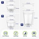 thumbnail image 2 of Contenedores de delicatessen AOZITA, 90 juegos con tapas, 240 ml, 480 ml, 960 ml, 2 of 8