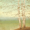 thumbnail image 2 of Wiens, James 20x20 Gold Ornate Wood Framed with Double Matting Museum Art Print Titled - Golden Birch II with Blue Sky, 2 of 4
