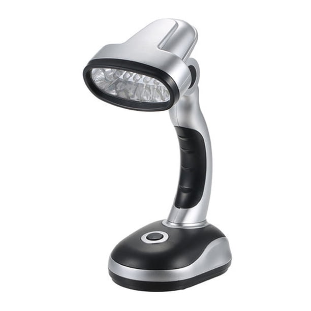 Lámpara de escritorio portátil, diseño ecológico con mango ergonómico para un agarre cómodo, bombillas LED de larga duración y ahorro de energía que irradian luz en cualquier espacio