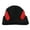 BK1, variant on Y2K Knitting Cap Breathable Pullover Beanie Hat Men Women Evil Horn Festival Hat