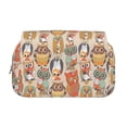 thumbnail image 2 of Disketp Colorful Owls Estuche de Lápices de Doble Capa con Tapa Abatible y Cremallera, Organizador Escolar para Adolescentes y Adultos, 2 of 7