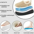 thumbnail image 4 of Ecetana Womens Slippers Indoor Shoes with Memory Foam Warm Plush Fleece Lined House Slipper Home Shoe, 4 of 6