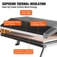 thumbnail image 3 of Horno de pizza de gas VEVOR Horno de pizza al aire libre 13 pulgadas con piedra de pizza, 3 of 9