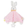 thumbnail image 1 of Manta de seguridad para bebé, suave y linda, sin tóxicos, conejito de peluche, toalla infantil, juguete para cuna, cochecito de bebé, color rosa, 1 of 14