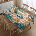 thumbnail image 2 of Trucks Pumpkins Fall Leaves Pattern Rectangle Tablecloth 60"x84",Waterproof Polyester Rectangle Table Cloth, Wipeable Spillproof Polyester Tablecloth for Dining, Camping, Indoor and Outdoor, 2 of 5