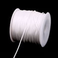 thumbnail image 2 of Nylon Handicraft DIY Knit Fan Decor Pendant Cord White 1.5mm Dia 78.7 Yards, 2 of 3