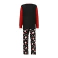 thumbnail image 5 of Matching Family Christmas Pajamas Casual Long Sleeve Santa Print Tops + Pants Set, 5 of 10