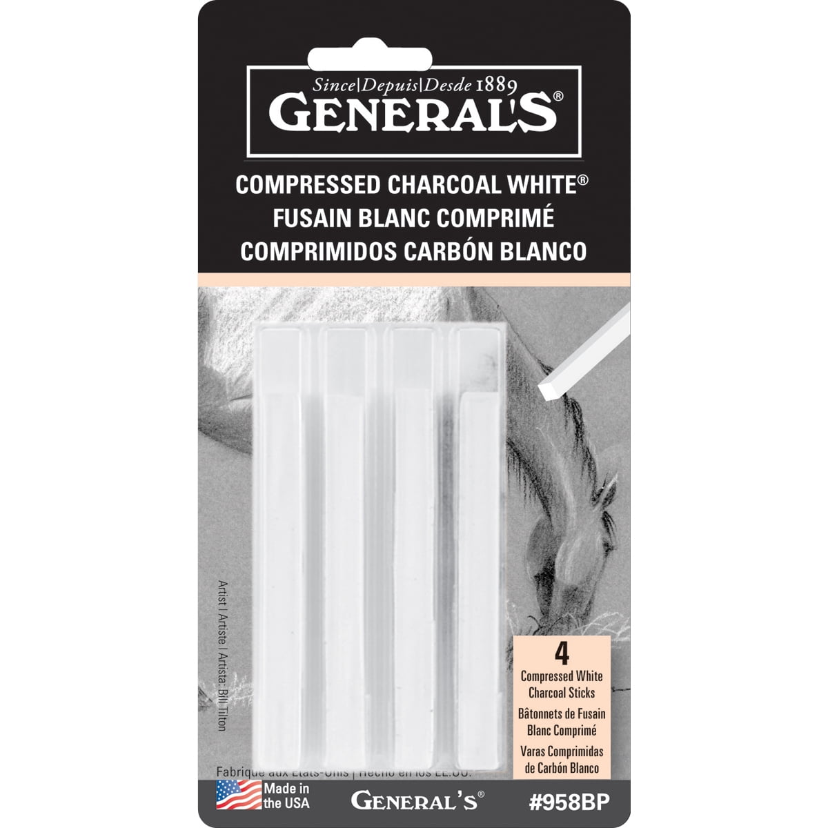 Generals Compressed Charcoal