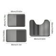 thumbnail image 3 of Suncoda Bathroom Rugs, Soft Memory Foam Bath Mat - Non Slip Absorbent Thick Bath Matt, Rubber Back Shower Rug, Toilet Mats Bath, Mats for Bathroom Floor Toilet, Door Mat Washable, 3 of 6