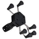 thumbnail image 4 of 1pc Moto Soporte para manillar de bicicleta Soporte antirrobo para agarre manual Soporte para teléfono móvil de 6 garras (negro, estilo de manillar, sin cargo), 4 of 6