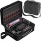 thumbnail image 2 of Genérico wefenad Bolsa de Almacenamiento Multifuncional Compatible con 2 Estuches de Viaje portátiles, Bandolera, Bandolera con diseño portátil (Negro), 2 of 3