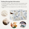 thumbnail image 6 of GZHJMY Fall Dragonfly Plant Leaf Storage Basket, Durable Canvas With Handles Large Collapsible Storage Bins Boxes for Home Office - 1 Pack Collapsible Organizer, 6 of 7
