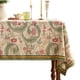 thumbnail image 1 of Mantel rectangular de lino verde de diseño patdrea, 140 x 180 cm, 1 of 9