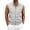 Gray, variant on Men's Solid Color Golf Vest, Stand Collar Full Zip Sleeveless Jacket with Zipper Pockets, Lightweight Casual Golf & Outdoor Vest Size 4XL Red
