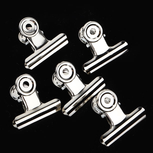 5 uds. Clips de extensión de uñas curvados en C plateados de acero inoxidable accesorios multifuncionales para decoración de uñas