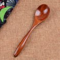 thumbnail image 2 of Wooden Spoons Kitchen Utensils Wooden Spoons for Eating Wood Soup Spoons with Tied Line on Handle Japanese Style for Eating Mixing Stirring Cooking Travel Camping or Just for Daily Use, 2 of 3