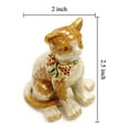 thumbnail image 2 of Supreme Housewares Cat with Crystal Glass Pewter Hinged Jewelry Trinket Box with Magnetic Closure, 2 of 4