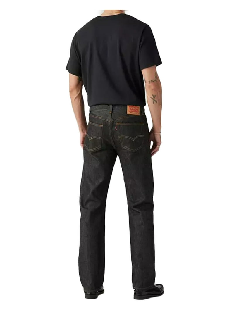 Levi's 501 Shrink-to-Fit 33 X 30リジットブラック Levi's Men's 501 Original Shrink-To-Fit Regular Straight Leg