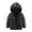 Black, variant on SGFCWSX Girls Puffer Jacket Full Zip Fuzzy Coat Kids Casual Warm Jackets Black Size 9-10T