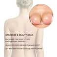 thumbnail image 3 of Wingslove Women's Adhesive Bra Reusable Strapless Self Silicone Push-up Invisible Sticky Bras for Backless Dress, Pink D, 3 of 8