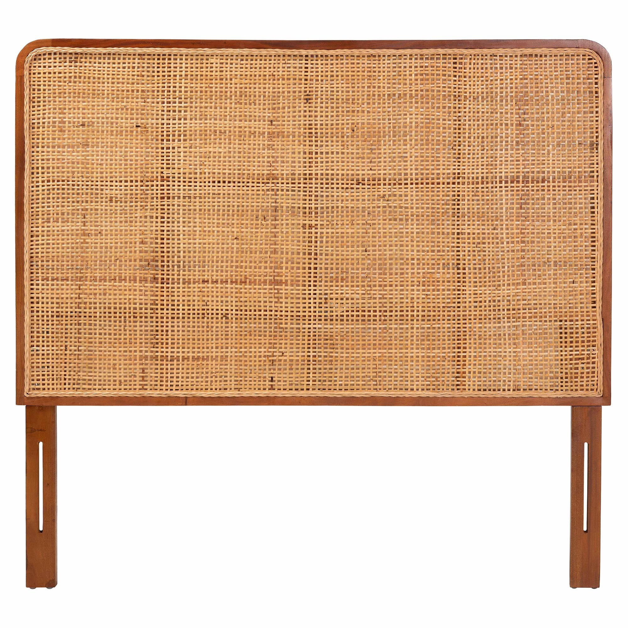 bali & pari Caspia Boho Headboard, Queen, Red Teak