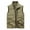Khaki, variant on Men's Lightweight Outdoor Vest Pocket Casual Workwear Sleeveless Jacket Loose Fit Breathable Comfortable Mens Coats Black L