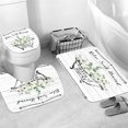 thumbnail image 2 of Brythos 4Pcs Shower Curtain Set,Complete Accessory Set Bathroom Rug Set,High-Efficiency Waterproof Materials Bathroom Sets,Style13,72"X72", 2 of 6