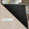 thumbnail image 5 of Addison Rugs Chantille Indoor/Outdoor Traditional Global Chocolate Machine Washable Rectangle Rug, 9' x 12', 5 of 7