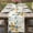 Yellow, variant on Table Runner 90 Inches Long for Kitchen Dining, Blue Yellow Spring Floral Dresser Scarf Farmhouse, Dining Table Decorations for Wedding/Parties, Watercolor Botanical Summer 13 x 90 In