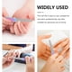 thumbnail image 4 of 10 limas para uñas de doble cara de acero inoxidable para manicura y pedicura., 4 of 6