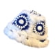 thumbnail image 4 of Sombrero de pescador de felpa sintética, talla única, bonito y cálido para adolescentes y niñas. Azul blanco, 4 of 6