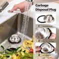 thumbnail image 4 of Colador de desagüe y tapón para fregaderos de cocina, 3 unidades, 4 of 7