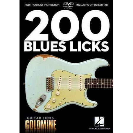 GUITAR LICKS GOLDMINE - 200 BLUES LICKS