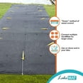 thumbnail image 3 of SandMat -12x50-Beach Construction and Weed Prevention - Controls and Stabilize Weed and Lake Bottom, Weed Barrier to Prevent Sinking with Eco-Friendly Chemical Free Mat, Easy to Install Tool, 3 of 7